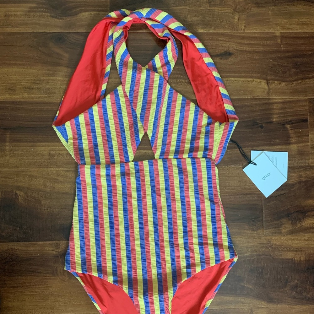 Onia Nicole keyhole one piece